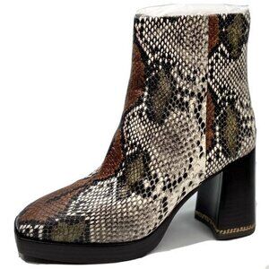 New Tory Burch Ruby Block Heel Bootie ASPEN MULTI‎